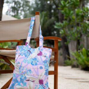 Sarus Crane Tote Bag
