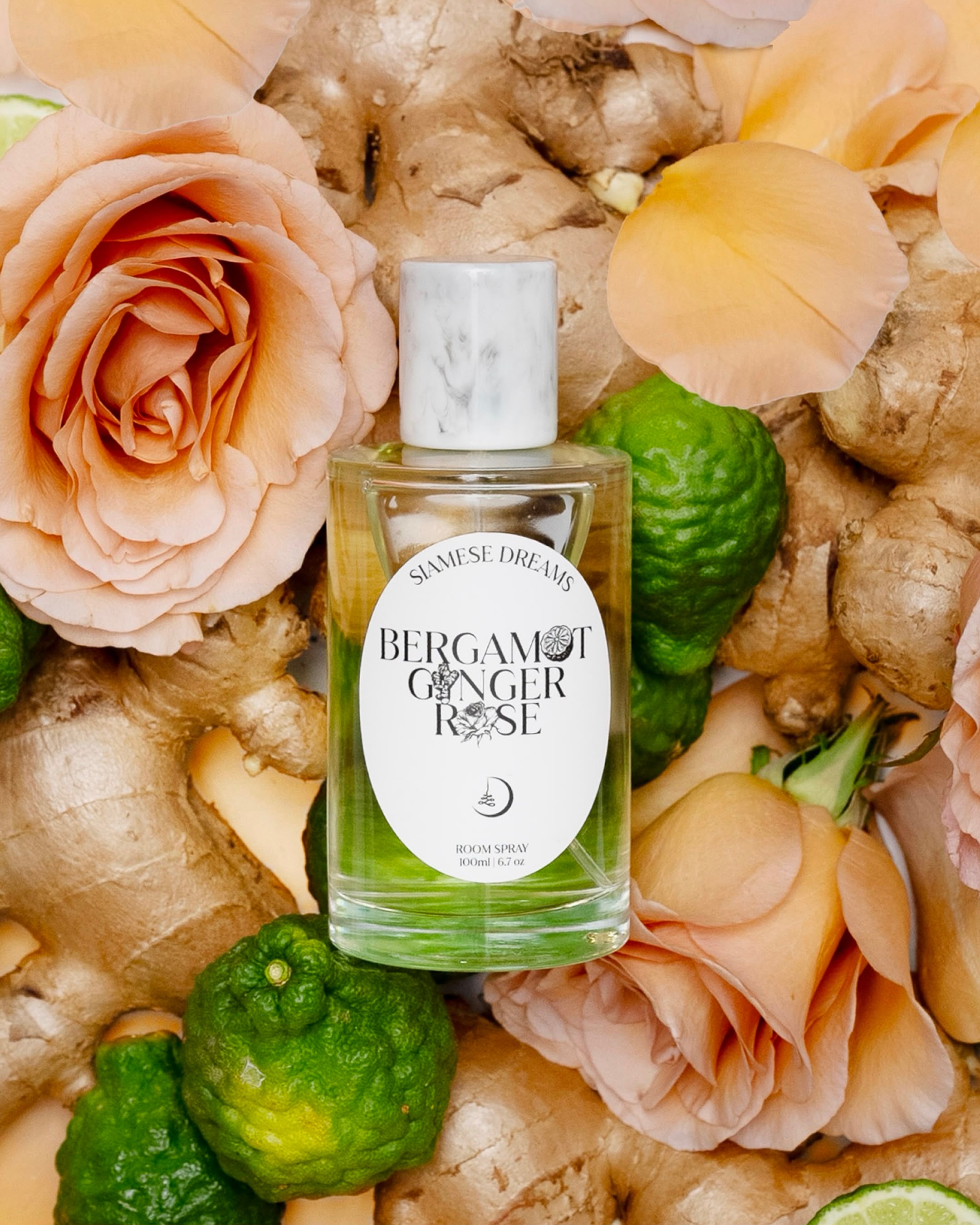 Back by popular demand ✨

Our bestselling Bergamot Ginger Rose Room Spray has returned.

Bright bergamot, warming ginger and soft rose come together in our signature scent—created to transform everyday moments into quiet rituals.

Mist onto fresh linens, cushions or into the air, and let your home feel a little softer.

Designed in Phuket. Made in Thailand.

Bring the scent of Siamese Dreams home. ✨